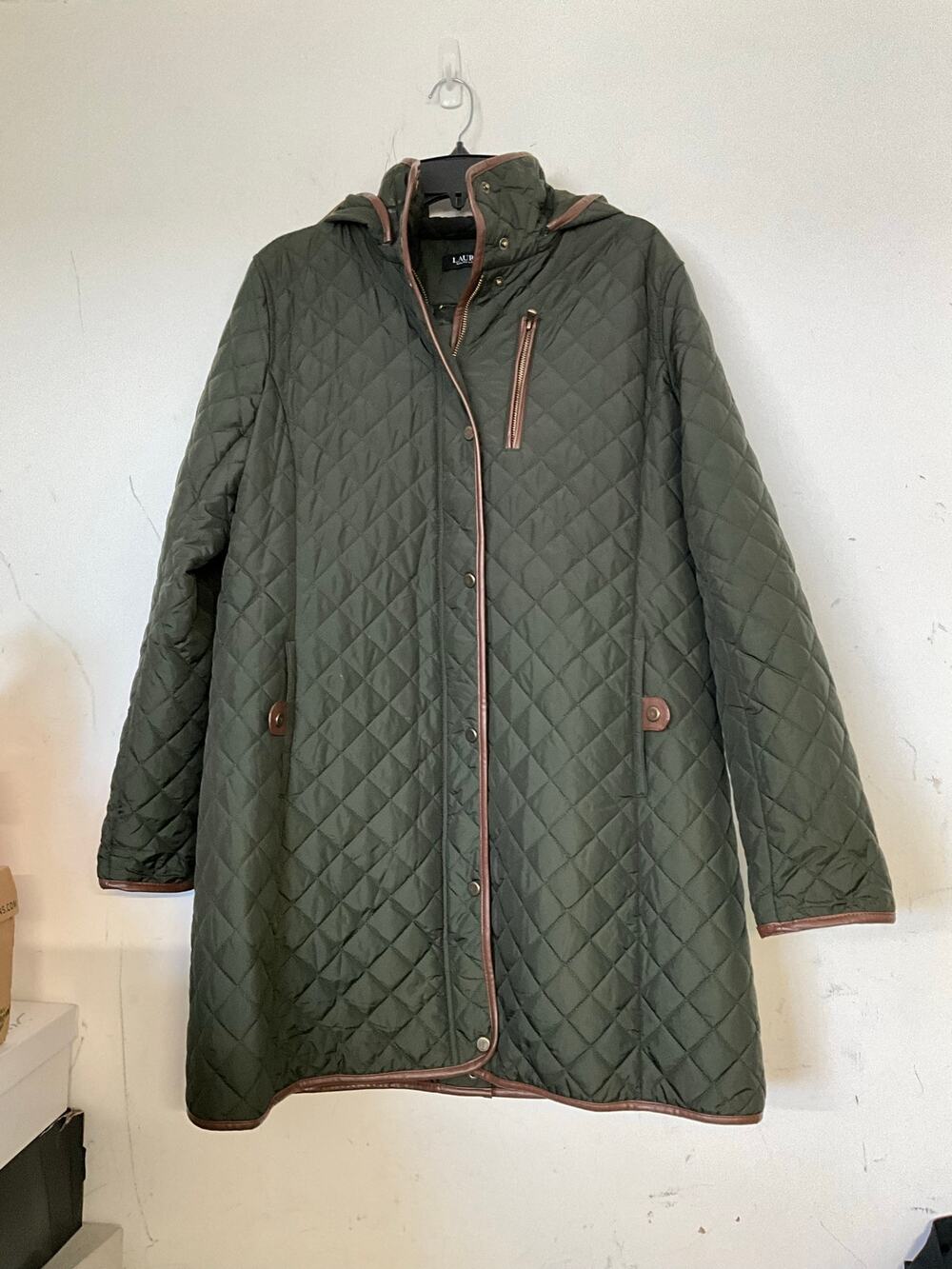 Lauren Ralph Lauren Women's Hooded Quilted Coat